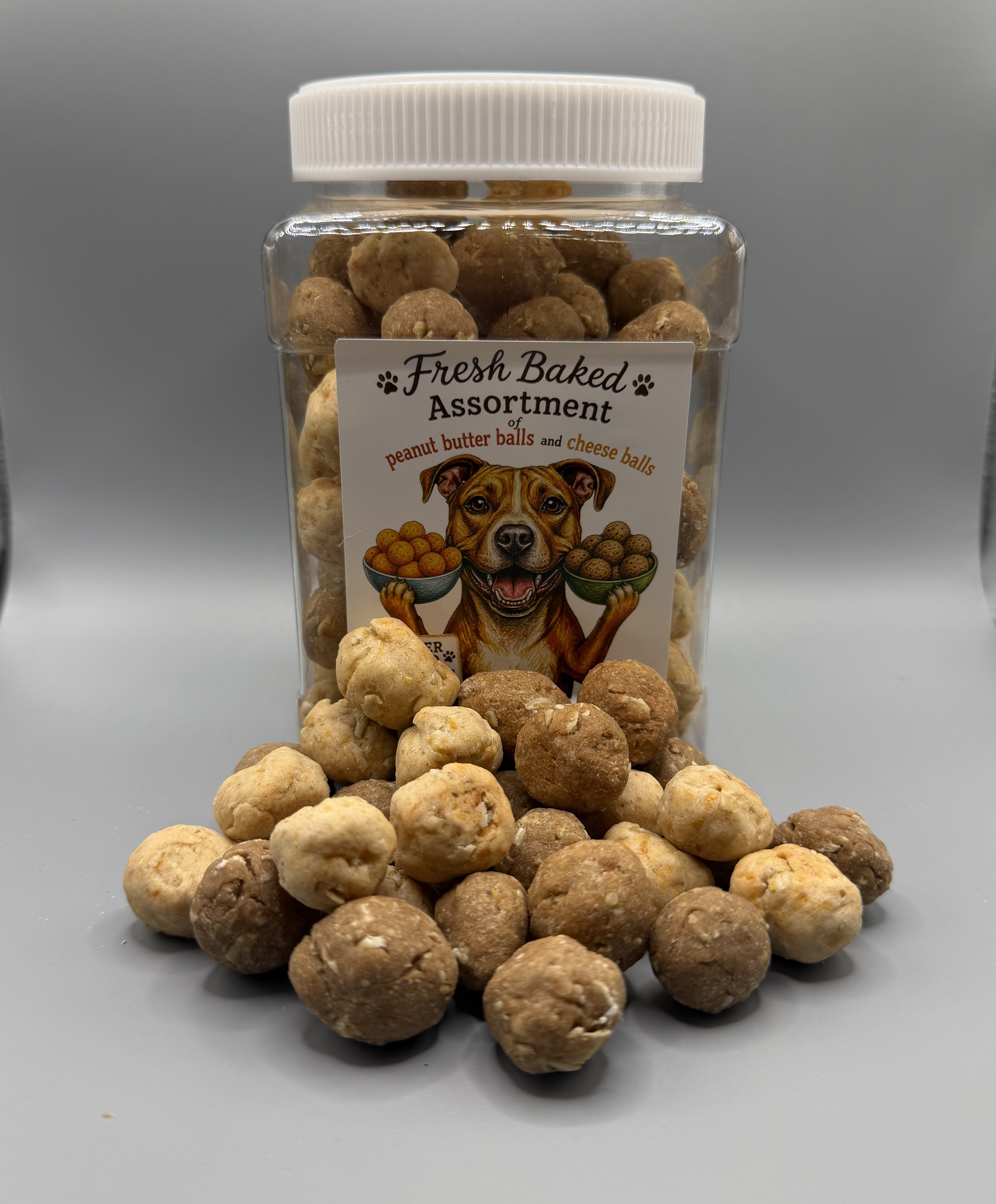 14oz.Treat Balls Assortment - Peanut & Cheddar