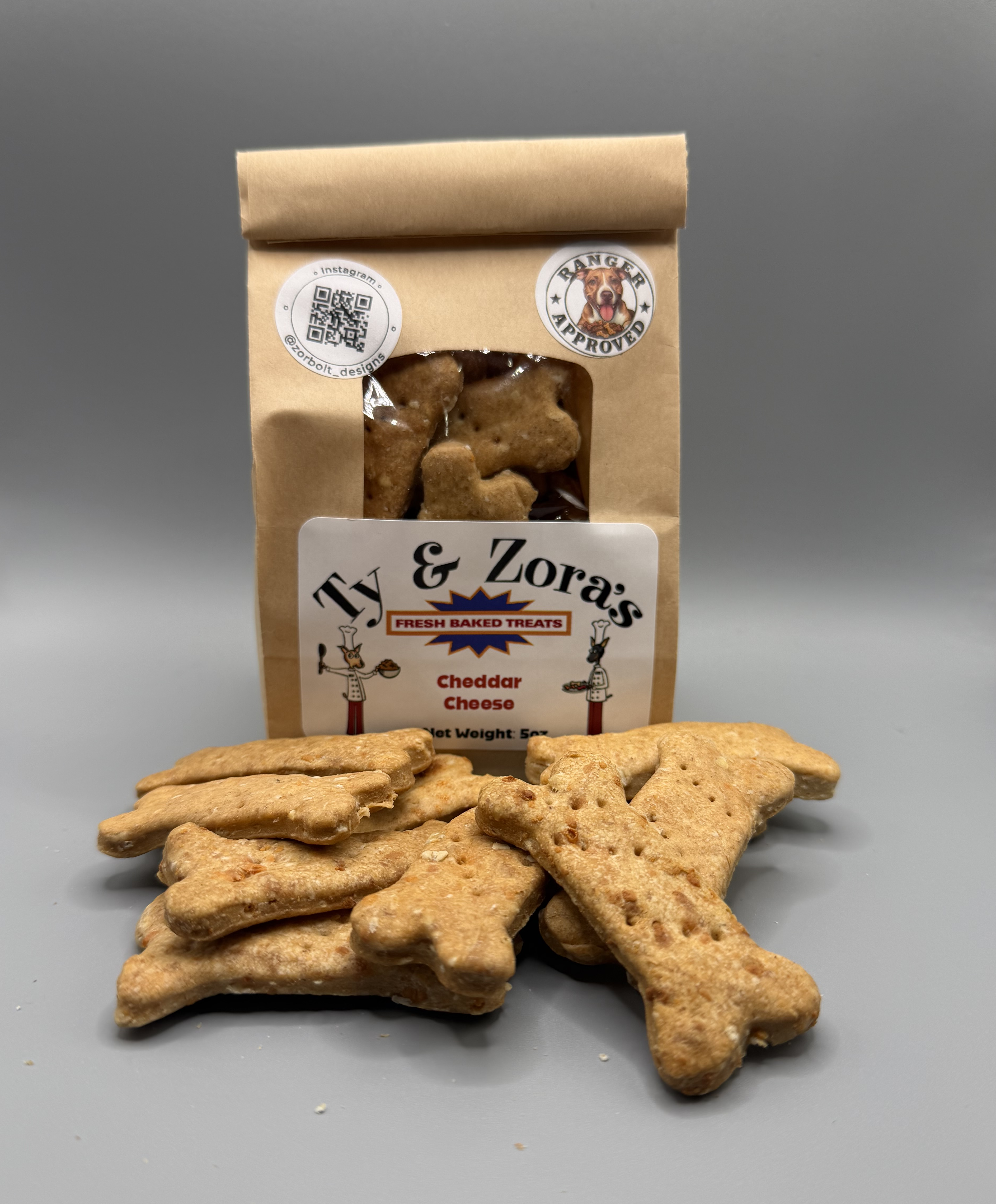 5 oz Cheddar Cheese Treat Bag