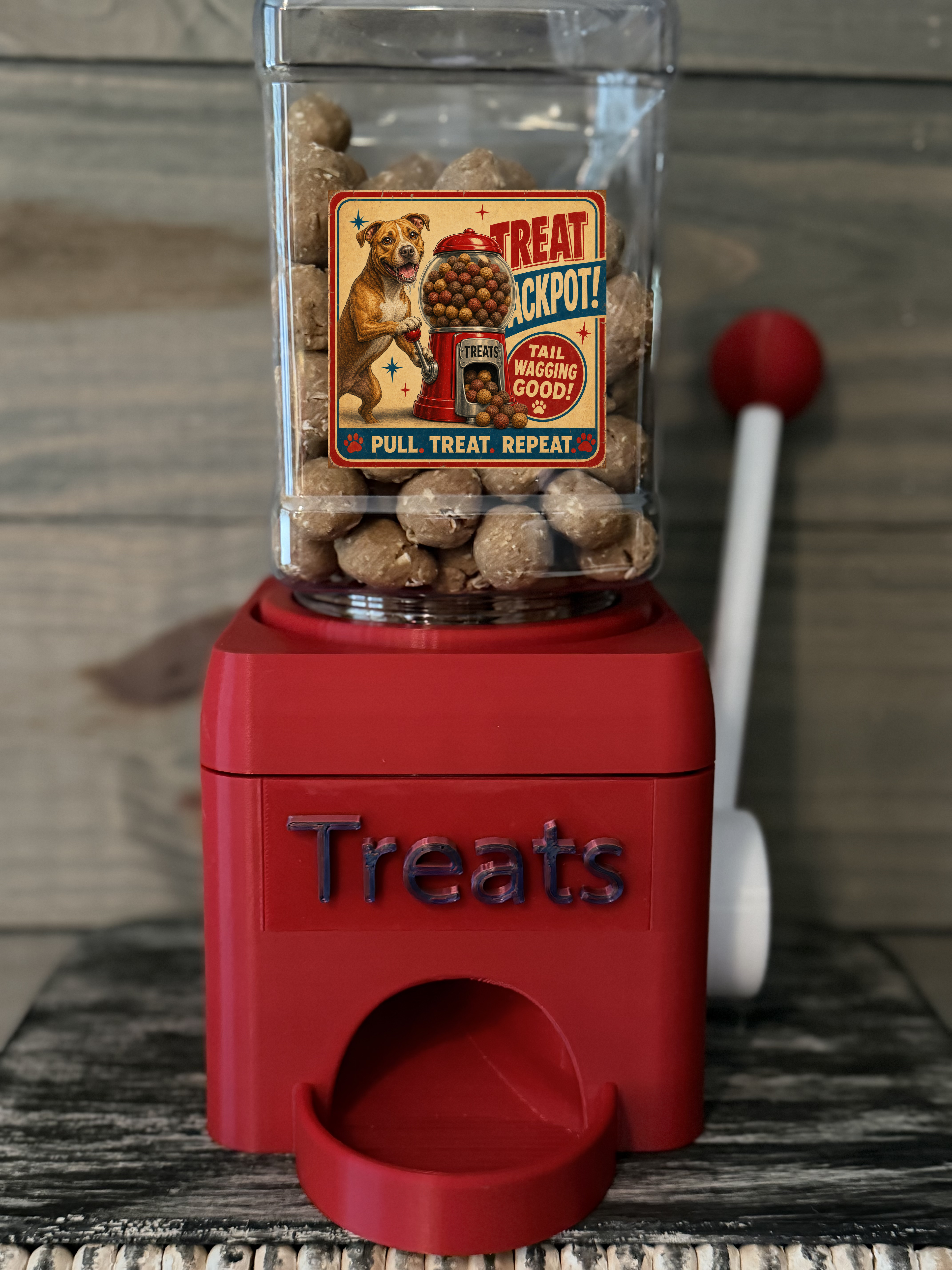 Treat Jackpot dispenser